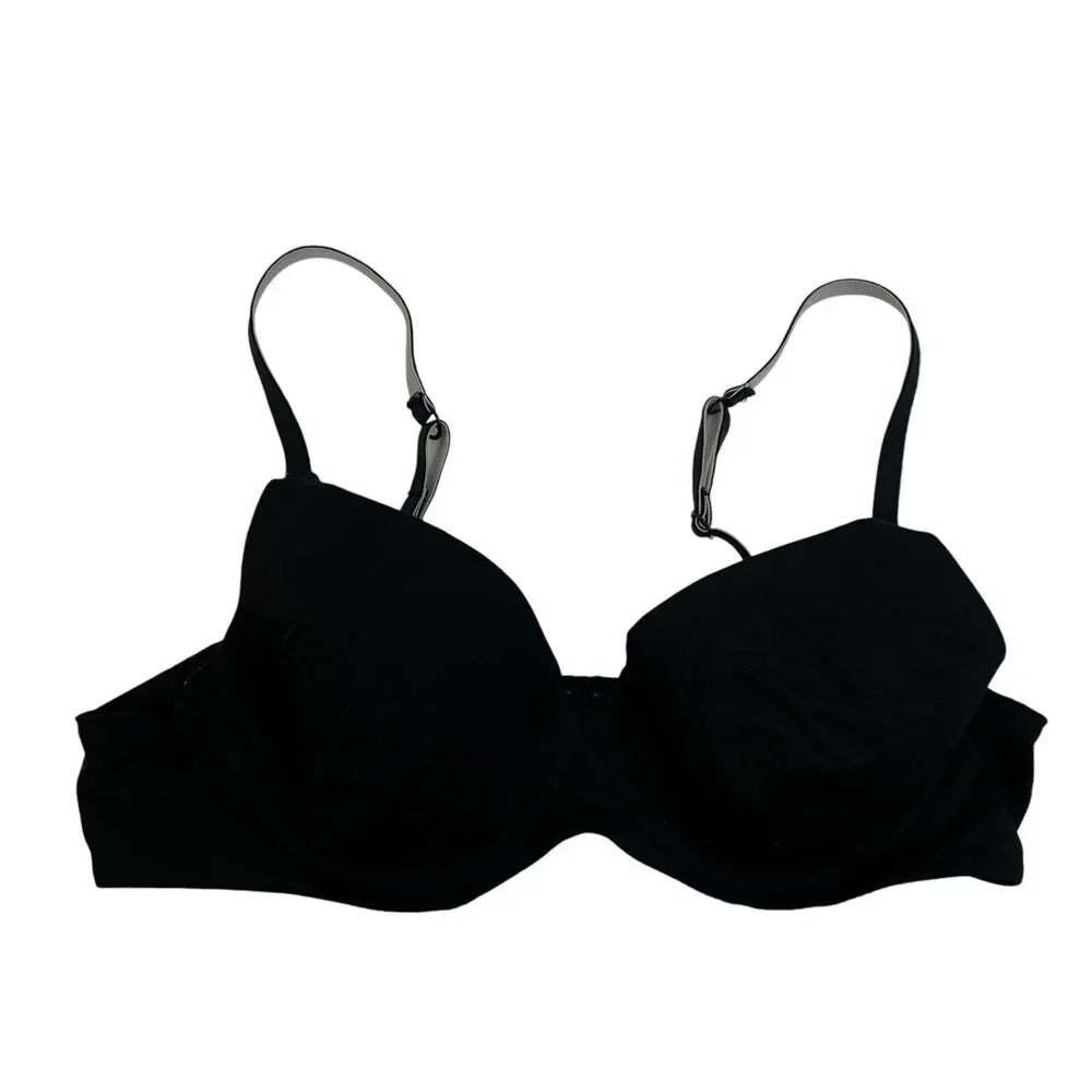 Kindly Yours Sz 36A T-Shirt Bra Sustainable Tailored Black Full Coverage Women’s